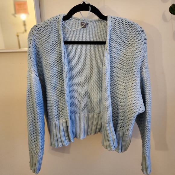 aerie Knit Cropped Cardigan - Picture 2 of 11